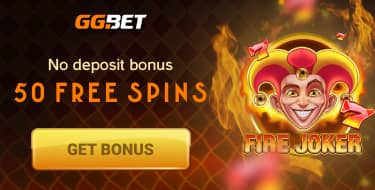 50 Free Spins on Fire JOker