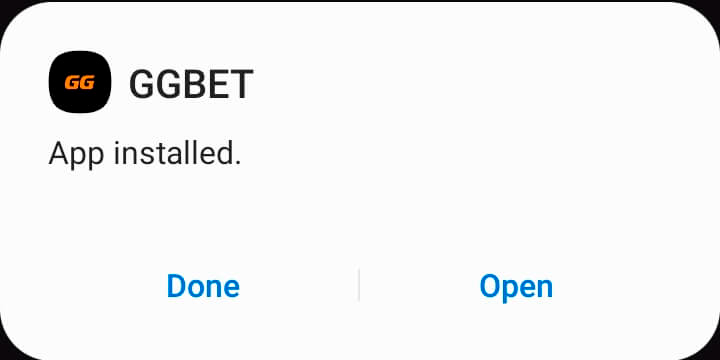 GGbet for Android