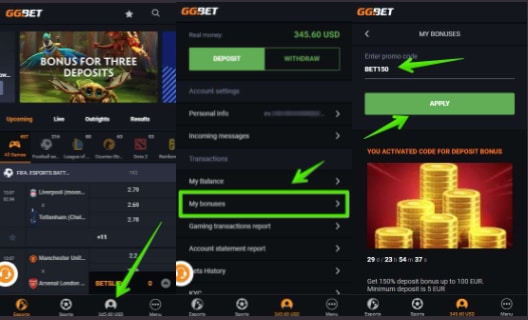 GGBet promo code